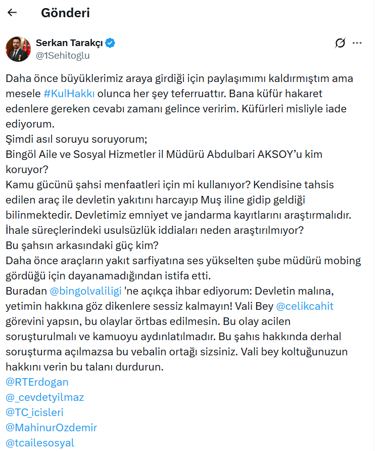 Serkan Tarakçı tweet media