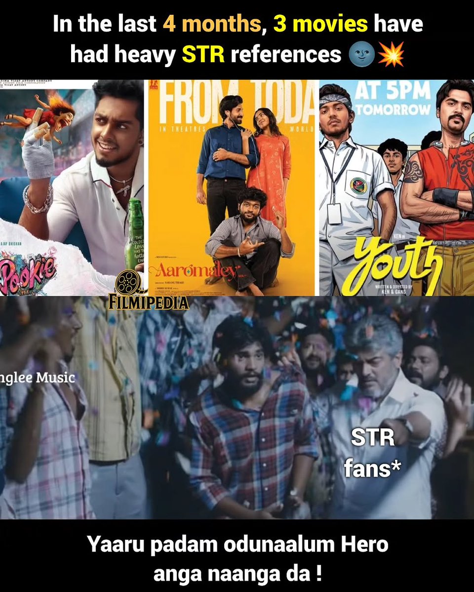 MaDhuraMiCheal's tweet photo. #SilambarasanTR References..!🤘🏻 https://t.co/urzzuDId0b