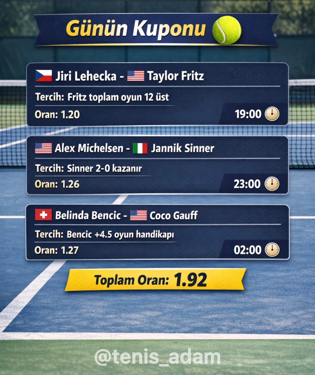 Tenis Adam tweet media