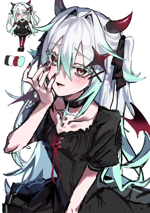 OC いたずらっ子うすほそ悪魔