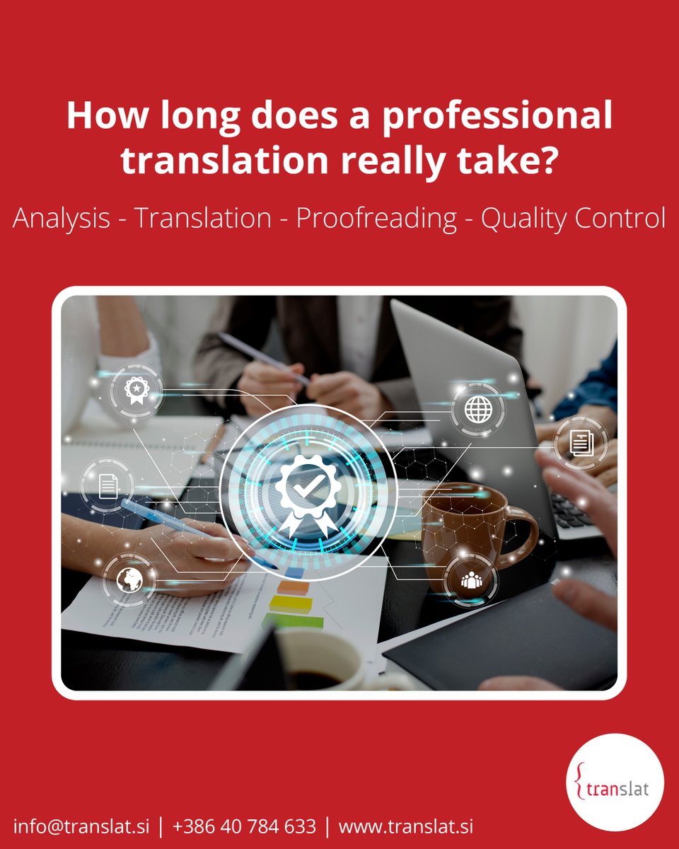 TRANSLAT's tweet photo. ⏱ Life Science translations aren’t instant. They follow a structured process: Analysis → Translation → Proofreading → Quality &amp; Compliance Checks. 

e-mail us: info@translat.si

#translation #localization #translationservices #multilingual #globalbusiness https://t.co/jKXPXVjEkL