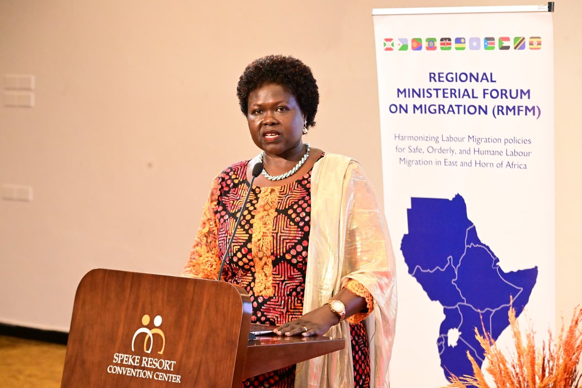 LucyDaxbacher's tweet image. Today we launched the technical segment of the Senior #Migration Experts from #IOM #AU #ILO Development Partners #FCDO #IGAD #EAC Member States here in #Munyonyo, #Uganda. Its the start of the Regional Ministerial Forum on Migration #RMFM focusing on #Labour Migration #Governance