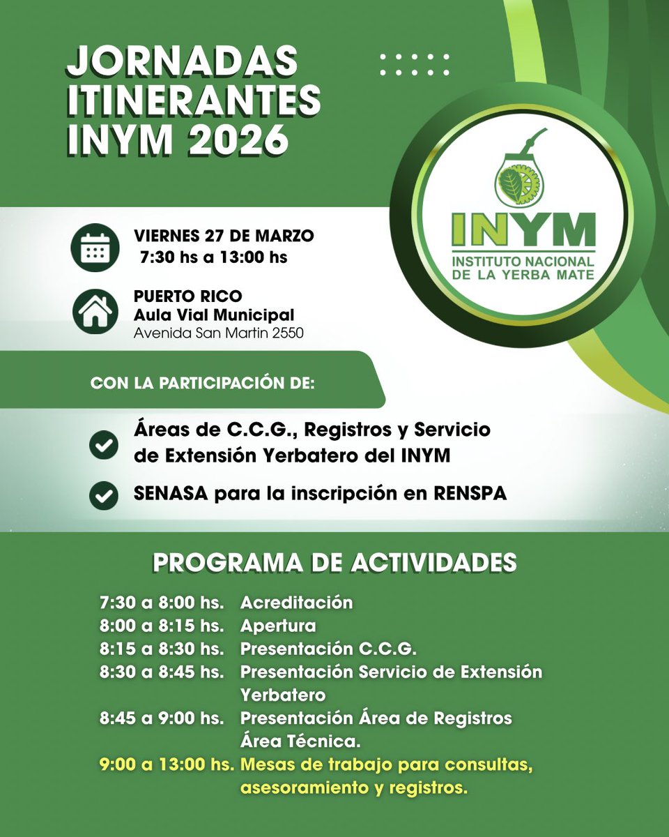 Insti.Nac.Yerba Mate 🇦🇷 tweet media