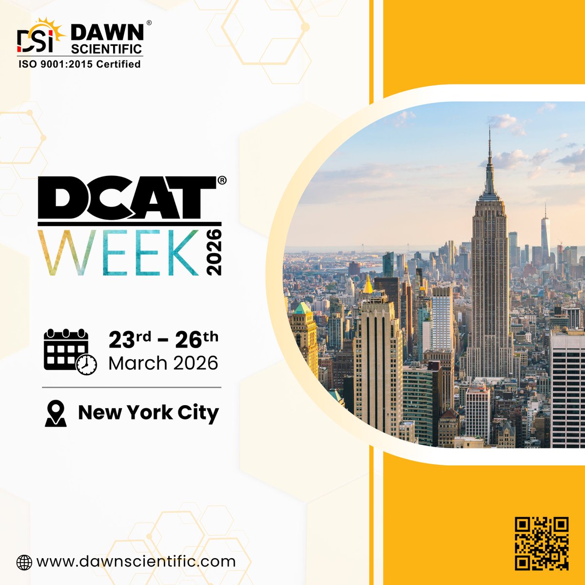 Dawn Scientific (women-owned, ISO certified) delivers trusted lab chemicals, consumables &amp; equipment for pharma &amp; research.

Featuring: ChemieR | LiChrom | cUSP | TriStains | Bluster
📍 New York City | Let’s connect!
#Pharma #LabSolutions #WomenInBusiness #Innovation