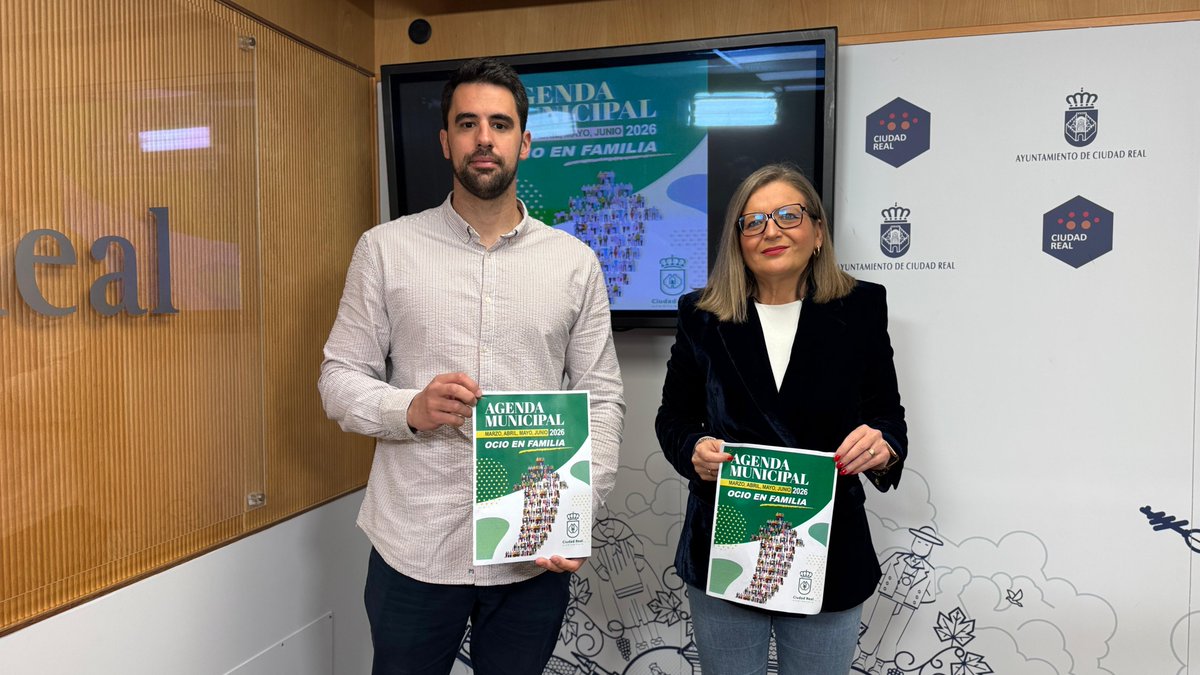 AYTO_CIUDADREAL's tweet photo. 👨‍👩‍👧‍👦✨ ¡Nace la primera agenda municipal de ocio en familia en Ciudad Real!
https://t.co/Sqizz21bGr
El Ayuntamiento presenta “Ocio en Familia”, una guía con planes para disfrutar juntos cada fin de semana hasta junio 📅💙

🔗Programa: https://t.co/3iyEIYZR2v

#OcioEnFamilia https://t.co/9RF43HufRj