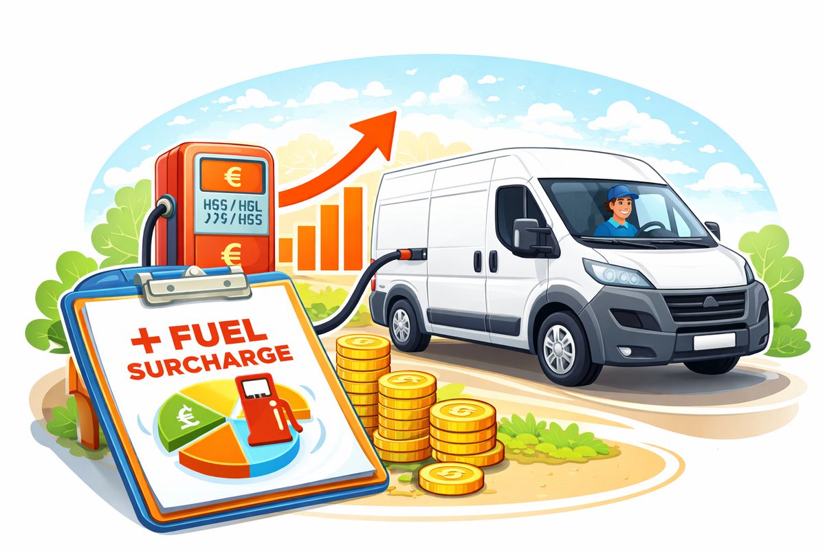 Easy_Trans's tweet photo. Veel transportbedrijven zijn inmiddels genoodzaakt een brandstoftoeslag te berekenen. Hiervoor is het tariefsoort ‘Brandstoftoeslag’. Per tarief kun je instellen of er wel of geen brandstoftoeslag over berekend dient te worden.  https://t.co/Fq9Hi7GjBf https://t.co/xVWOTW0IbZ