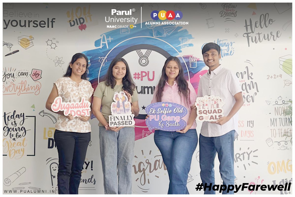 Parul University Alumni Association tweet media