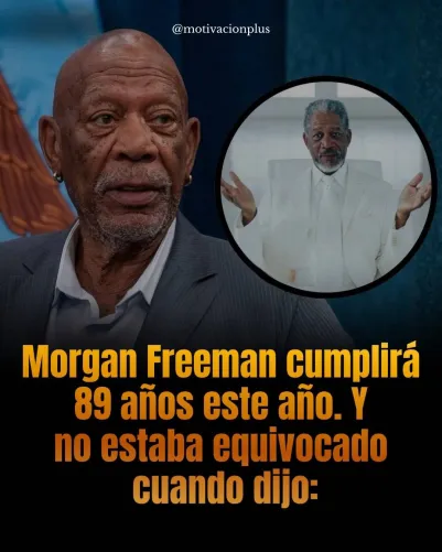 Morgan Freeman cumplirá 89 años este año. Y no estaba equivocado cuando dijo:

Hilo🧵