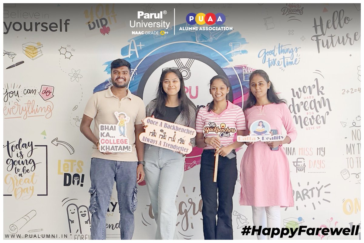 Parul University Alumni Association tweet media