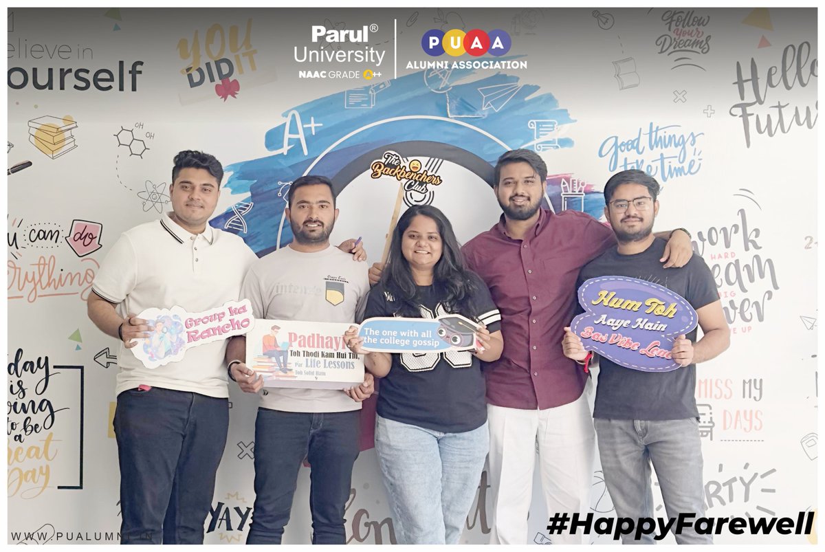 Parul University Alumni Association tweet media