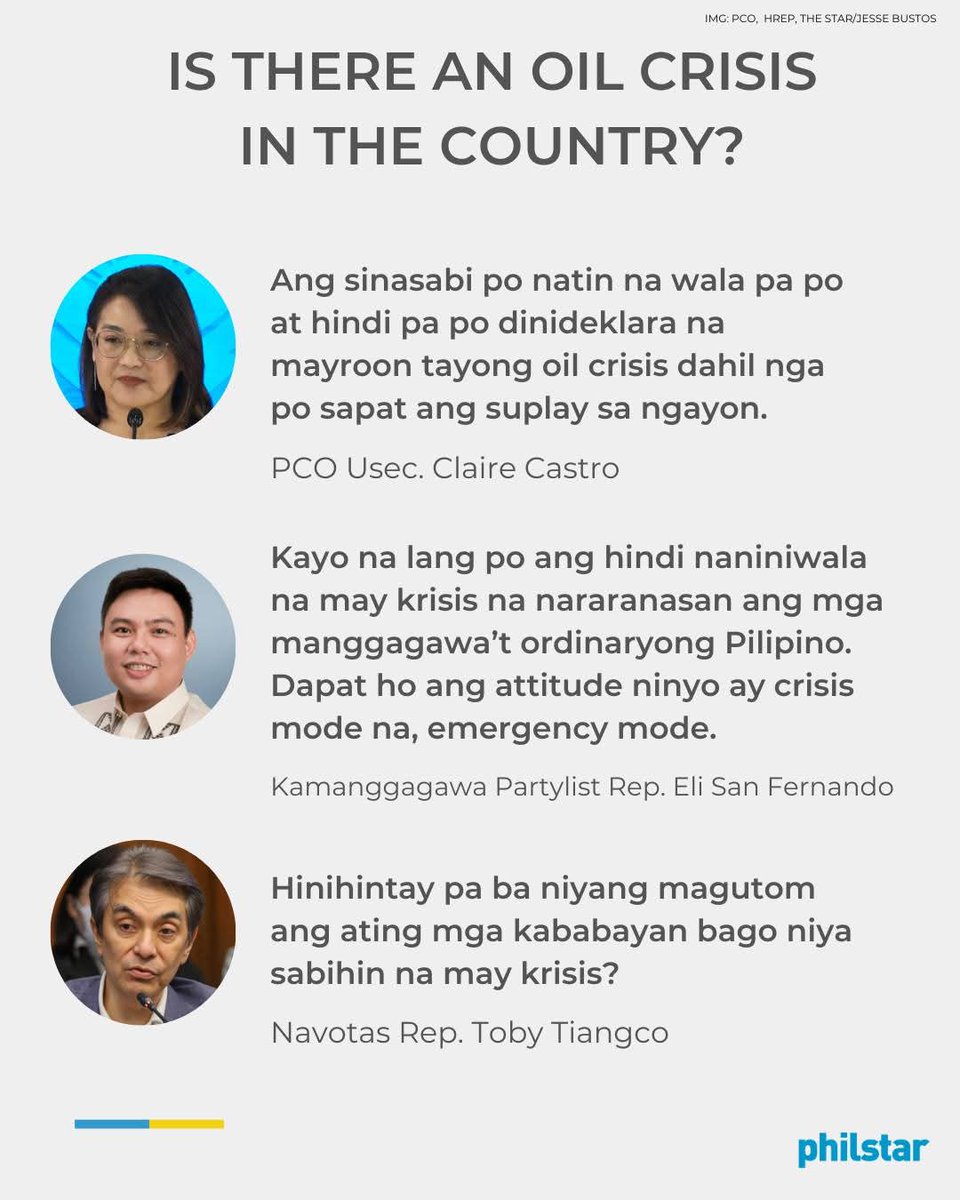 Pinas4321's tweet image. Who is the Marcos government protecting? Why was there no fact-checking on Claire Castro ? #OilCrisisPH #Marcos #ClaireCastro #Philippines 🇵🇭🐊🐊🐊