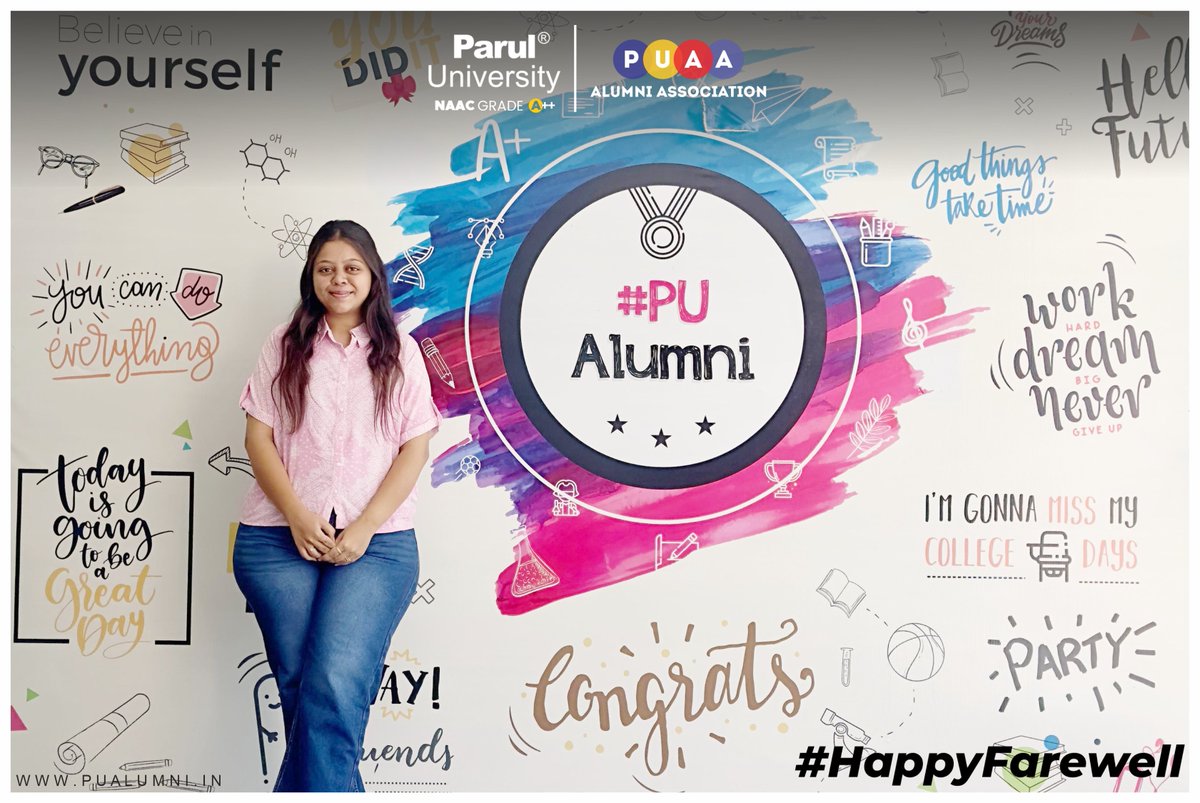 Parul University Alumni Association tweet media