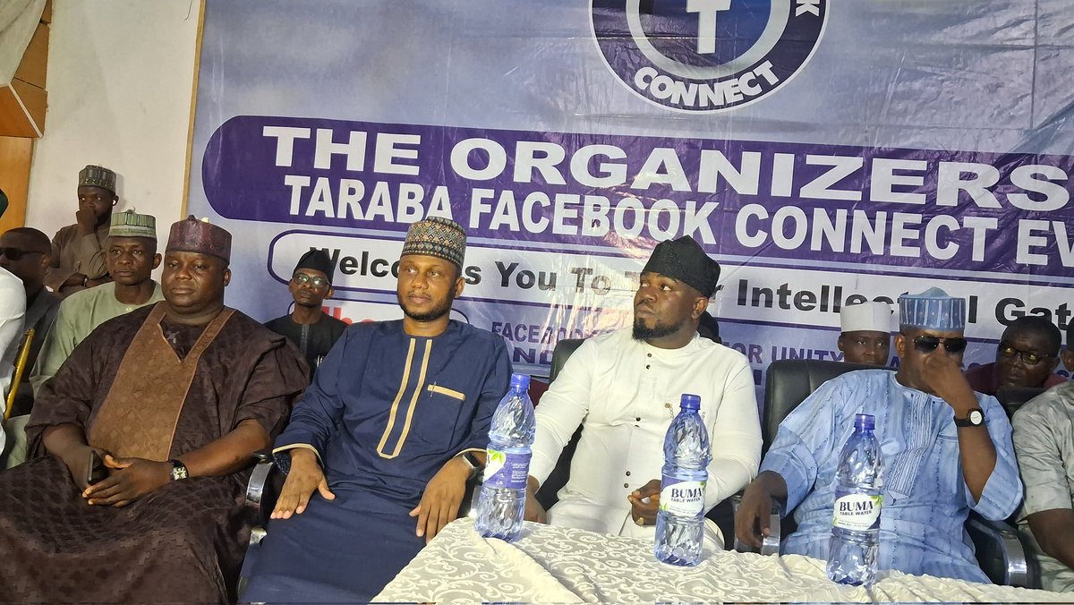 aaliman23's tweet photo. Yesterday, I joined young innovators at the Taraba Facebook Connect Event 2.0 in Jalingo. I encouraged strong peer networking and responsible social media use as tools for growth, unity, and positive societal impact. Inspiring to see youths committed to progress.

– AAL https://t.co/H4T9PKFQ5V