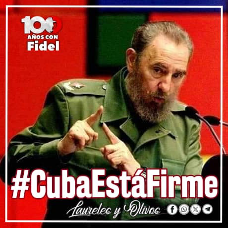 #Fidel: "No rechazaremos el ramo de olivo si se nos ofrece, pero tampoco retrocederemos ante la agresión, los principios no son negociables".
#CubaEstáFirme  #CubaVencerá #CubaCoopera #BMCGuineaBissau