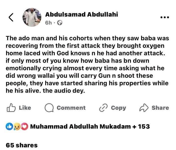 Alhaji Mobola Ajagbe tweet media