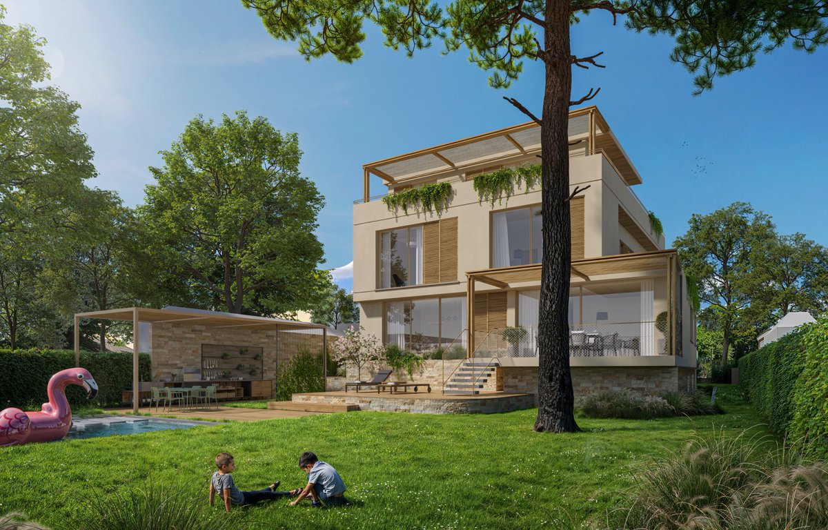 SoehnePartner's tweet photo. Villa M, built in the 1930s, has been renovated and extended. Bedrooms &amp; living areas now enjoy direct views of a majestic tree, with large windows flooding the spaces with light. 🏡🌳 

📷 MISS3

#ResidentialDesign #Architecture #SustainableArchitecture #GreenLiving https://t.co/STtQvSyKCm
