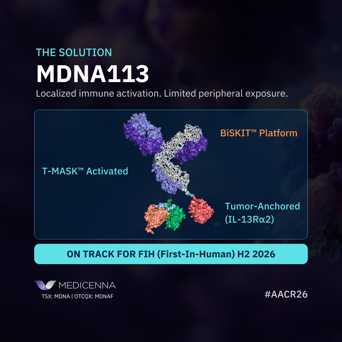 Medicenna Therapeutics tweet media
