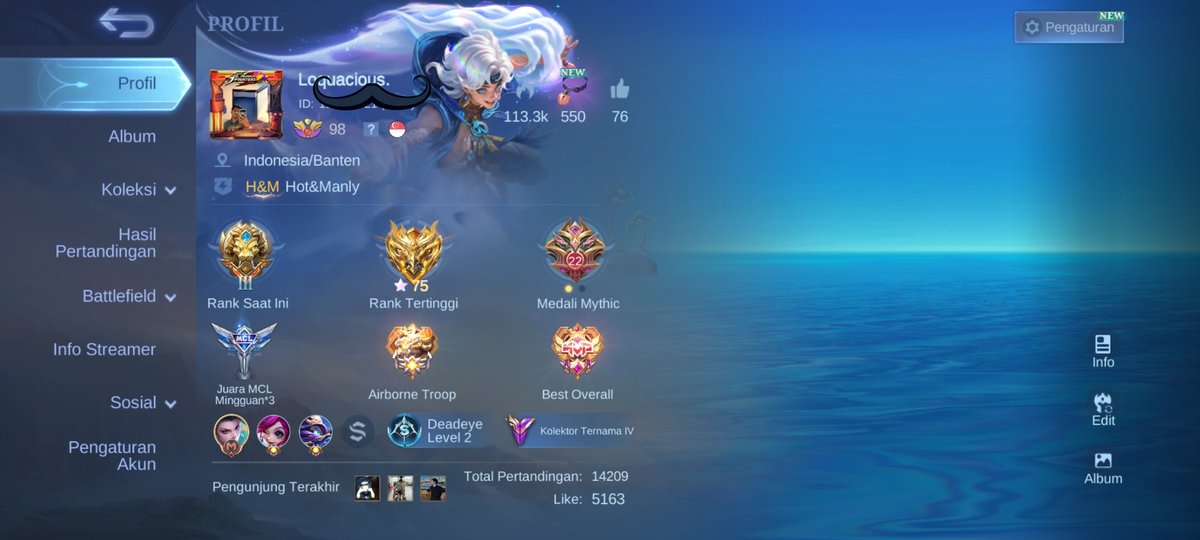 mobbylegend's tweet photo. [MABAR APPLICATION]

Name : Bobby
Age : 2*
Domicile : Jkt-Bgr 
Zodiac Sign : Virgo
Height : 161
Main Role : Maskman, Jungler
Main Hero : Cyclops, Saber, Hanabi
Funfact : Suka pake hyper Cyclops https://t.co/3G1nkCG1L0