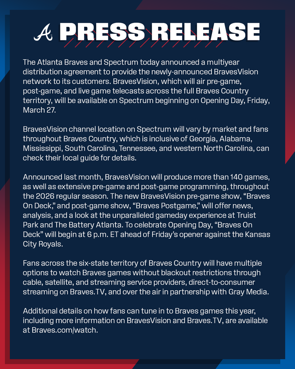 Atlanta Braves tweet media