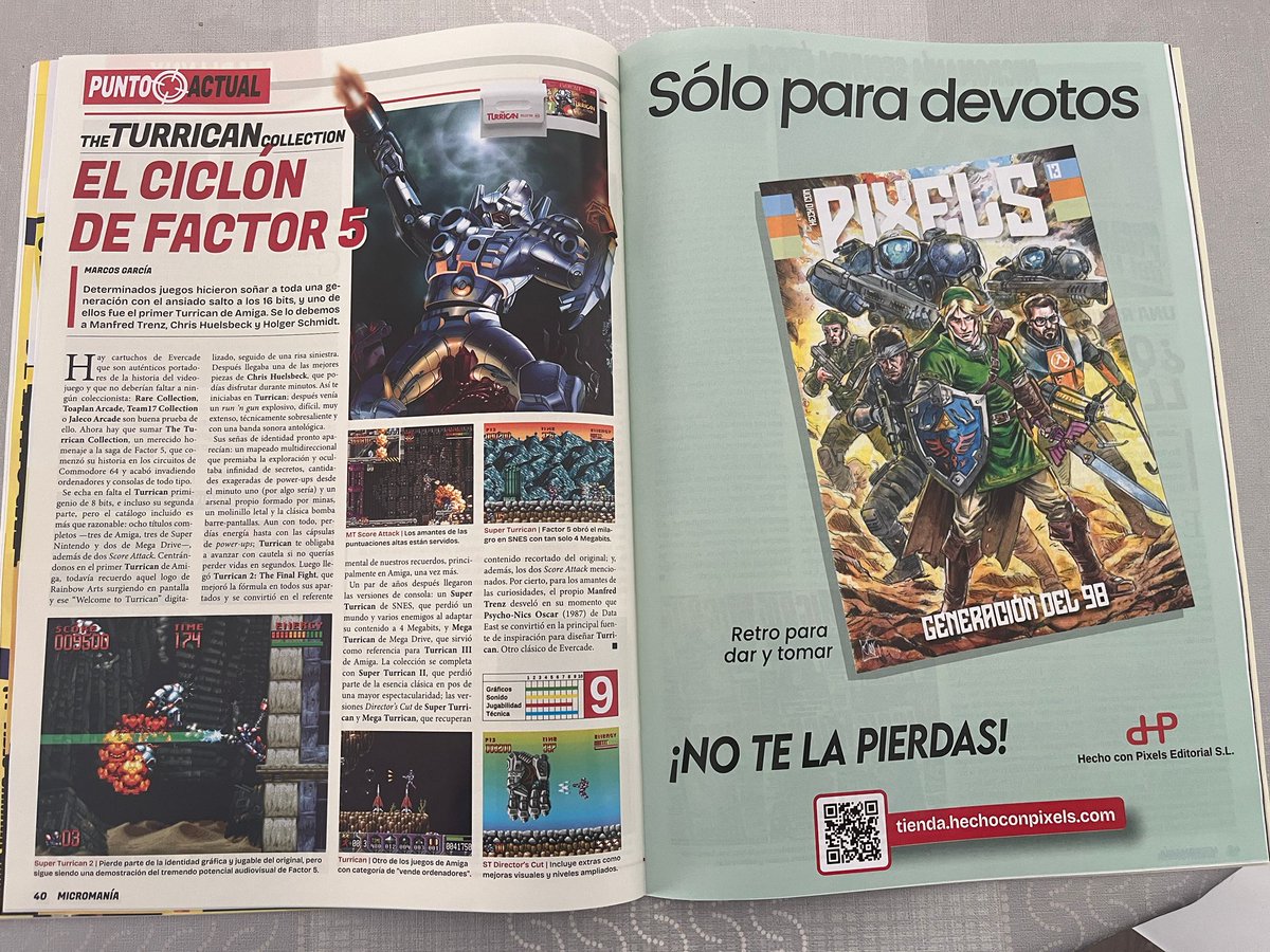 MansionGames's tweet photo. ¡Por fin! Ya ha llegado a la Mansión el Nº1 del regreso de la mítica revista @MicroManiaPapel

Un número cargado de noticias,analisis,artículos sobre #MonkeyIsland y #Turrican,el 🎂 de #ArmyMoves de @DinamicSoftware y mucho más

¡Larga vida al papel!🎖️

@HeroesdePapelES @jlsanzf https://t.co/hRugF6mtIe