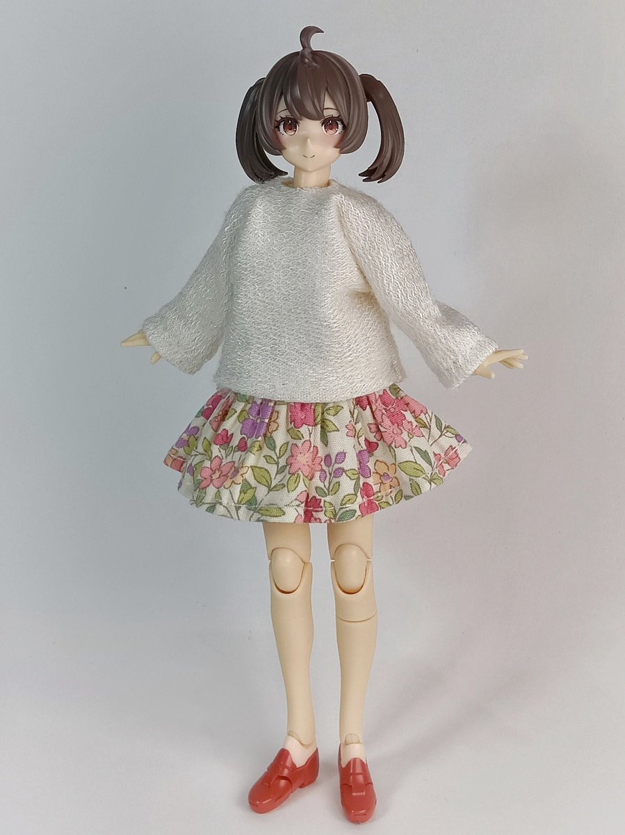 もうすぐ春なので…
花柄の「フローラルスカート」🌼
#メガミデバイス