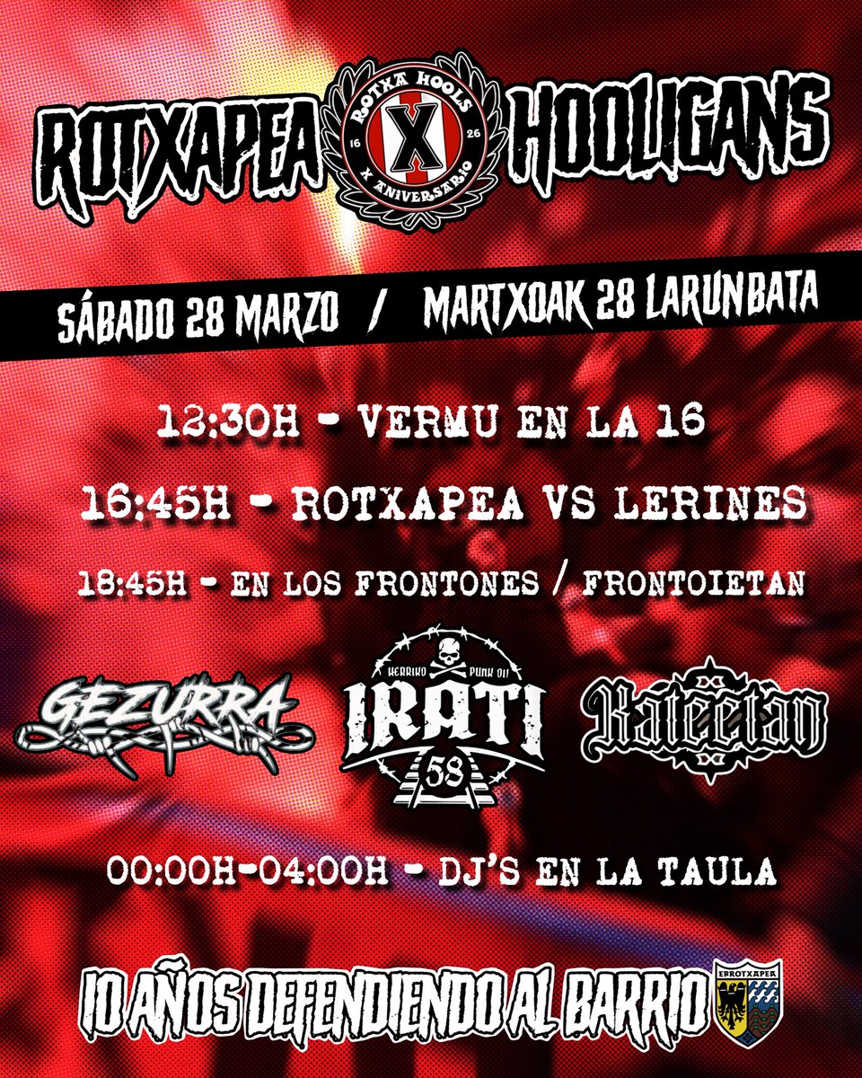 ROTXAPEA HOOLIGANS tweet media