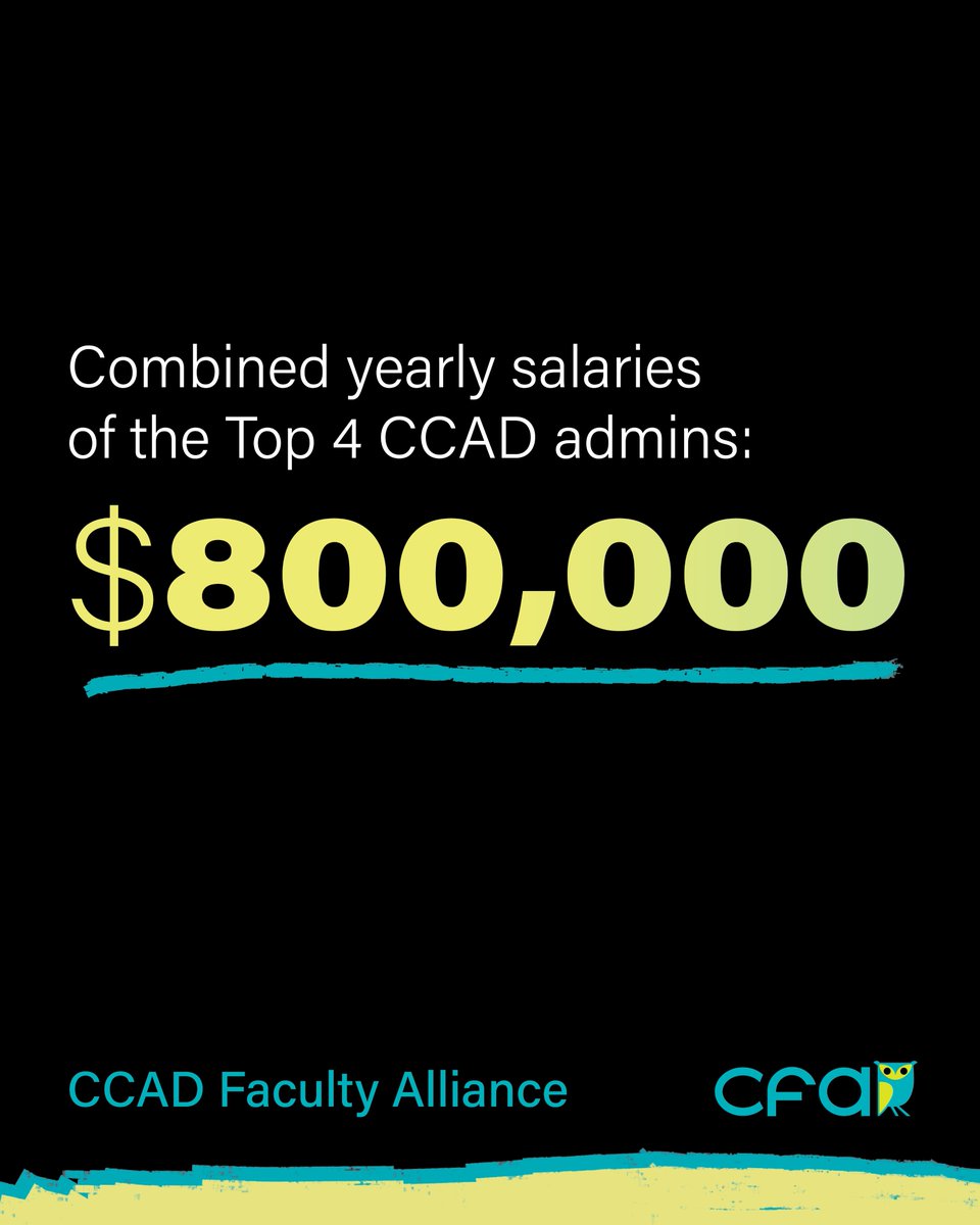 CCAD Faculty Alliance tweet media
