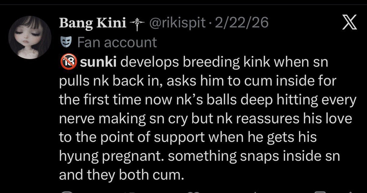 NI_KIPROTECT's tweet photo. [ MASS REPORT ]

This account has been sexuaI!zing 🐆 continuously with the other members. Please report their account immediately.

🔗: https://t.co/r5uzPmYZVM

Report their posts and account. Do not engage. https://t.co/kEYc6K24F8