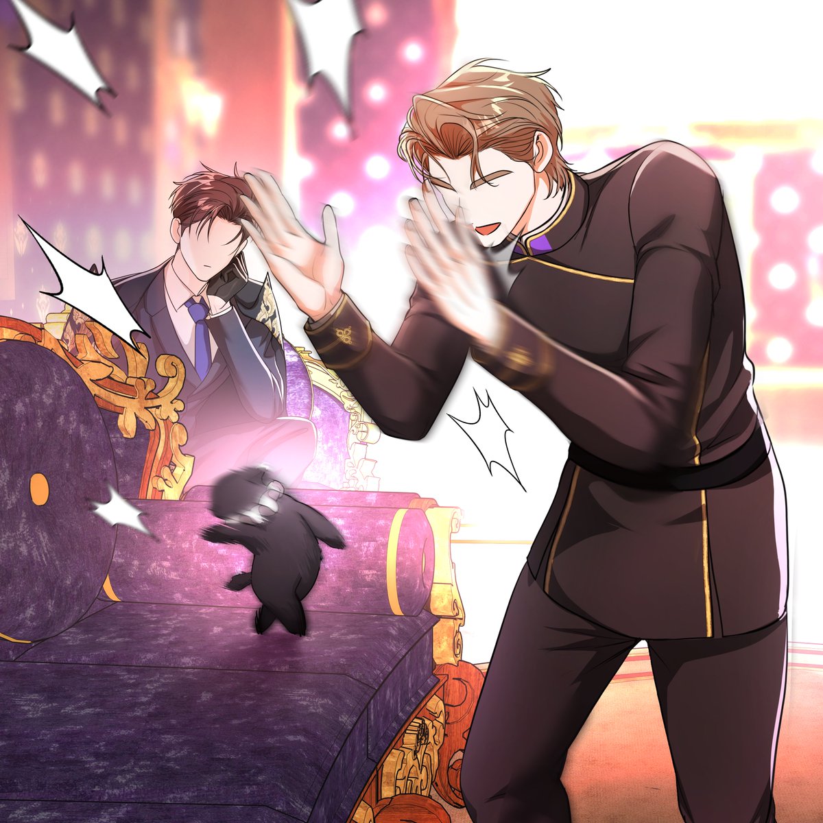 ยืนกินปากกา tweet media