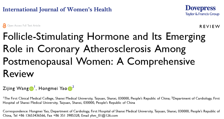 doctorneyro's tweet image. To explore the potential of #FSH and #FSHR as #biomarkers and therapeutic #targets for #coronary #atherosclerosisrisk stratification, #assessment, and intervention in this #postmenopausal #population.

pmc.ncbi.nlm.nih.gov/articles/PMC12…