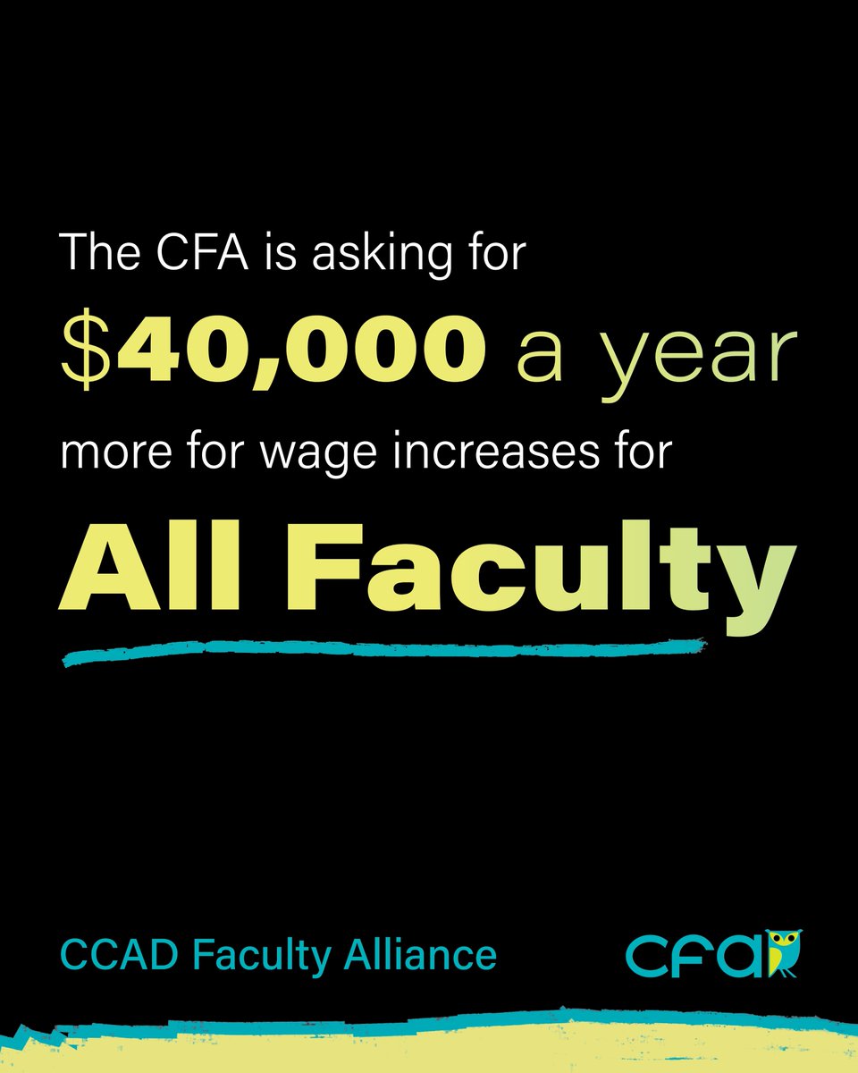 CCAD Faculty Alliance tweet media