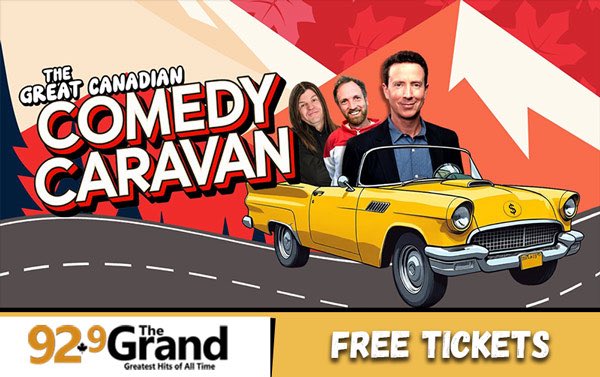 929TheGrand's tweet photo. Enter now for your chance to pick up tickets to The Great Canadian Comedy Caravan Tour at the Studio Theatre at FirstOntario Concert Hall on Saturday, April 11th!🤣

➡️ https://t.co/urZPX0cP4l https://t.co/0oA7IJvNdx