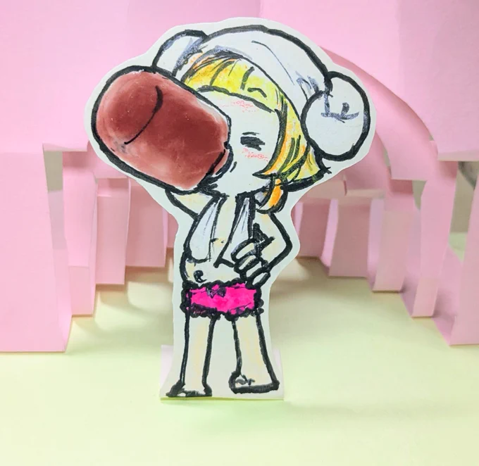 飛び出る絵本的なよく分からない遊びブーム グロズヌイだけ、単体で切り取ったら、アクスタならぬ、ぺパスタになってもうたw