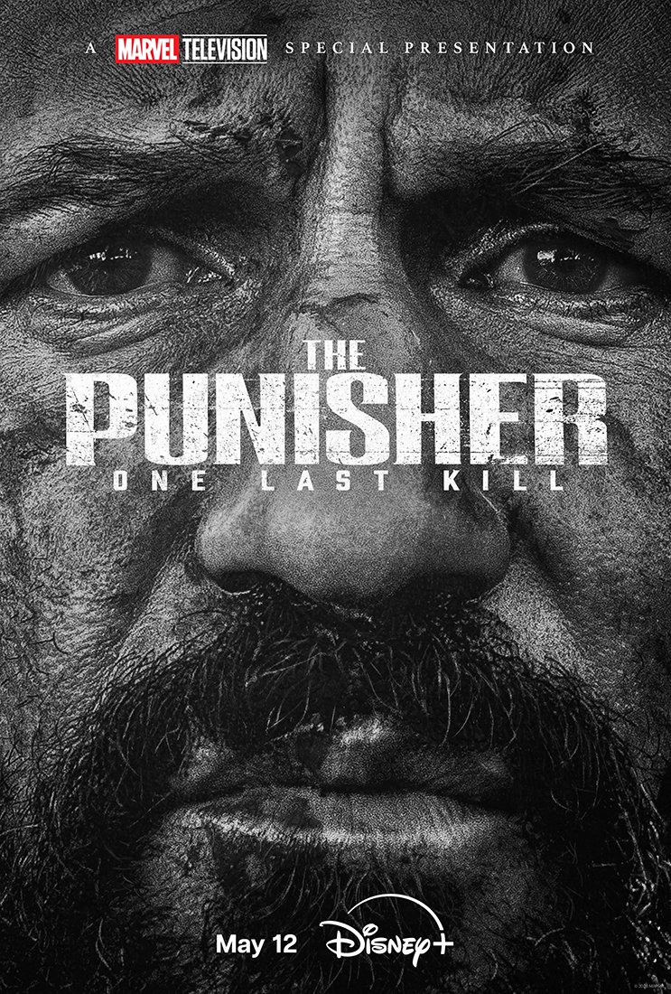Boxreport's tweet image. 'The Punisher: One Last Kill', um especial do Justiceiro, estreia em 12 de maio no Disney+.