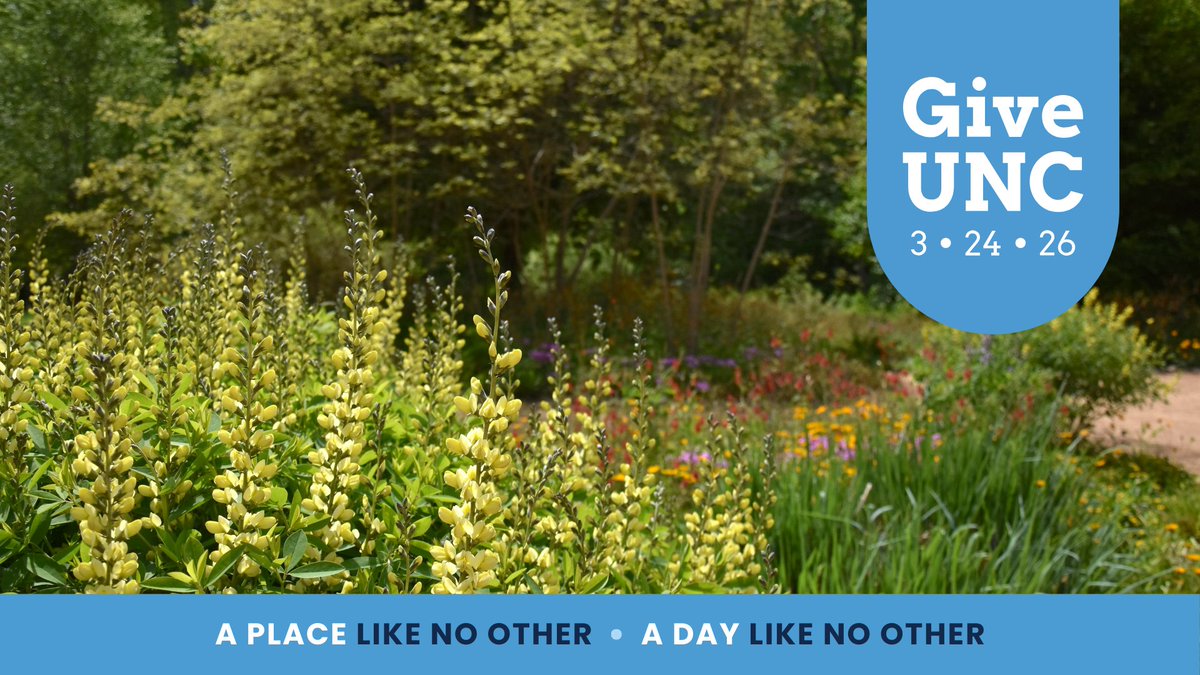 NCBotGarden's tweet photo. Today is #GiveUNC, and we need your help to unlock a special challenge gift! In celebration of the Garden’s 60th anniversary, several generous supporters will give $6,000 if we receive 60 gifts of $125 or more. Give today: https://t.co/z19nEqSHVb https://t.co/xX6Ex0v06x