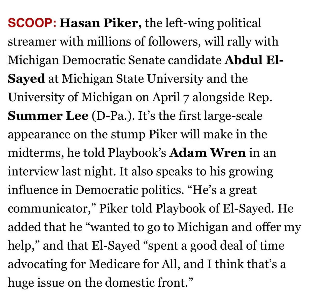 POLITICO Playbook tweet media