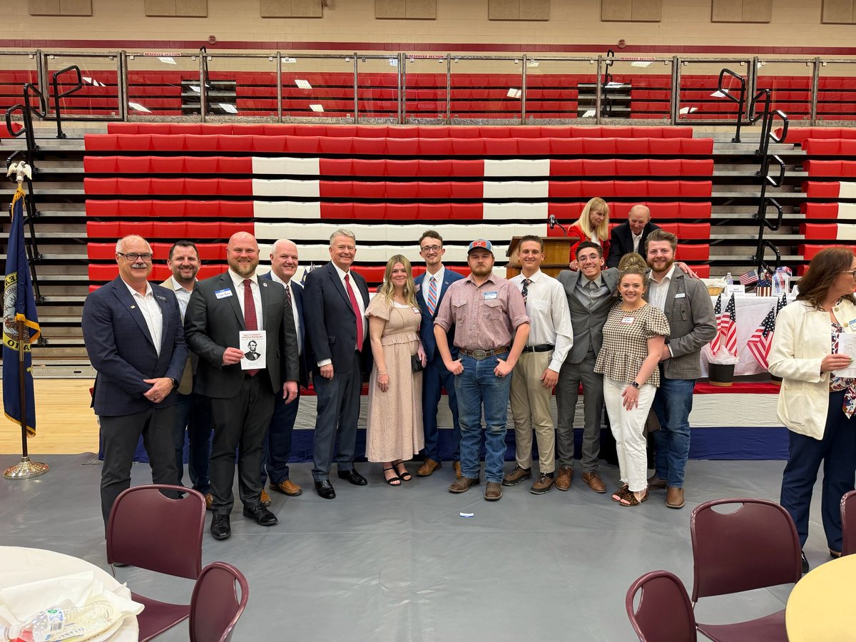 IdahoYRs's tweet photo. At the multi-county East Idaho Lincoln Day event, alongside our statewide constitutional officers, Daniel Silver (a fmr IDYR Chair, to boot) delivered the keynote—bringing sharp political insight and practical digital tools Republicans can use to win elections.
#idyr #idahoyrs #yrnf #youngrepublicans #lincolnday