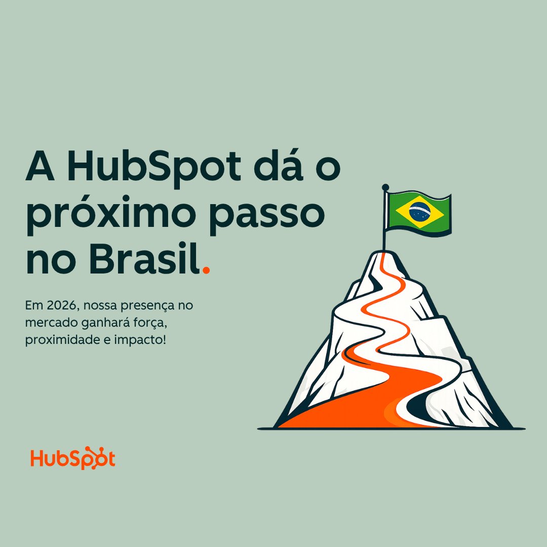 É oficial: a HubSpot vai abrir um escritório no Brasil. 🇧🇷🦧

Anunciamos hoje os planos para estabelecer nossas operações locais no país, com sede em São Paulo e início das atividades previsto para o Q4 de 2026.

Saiba mais: hubs.la/Q0483HgJ0