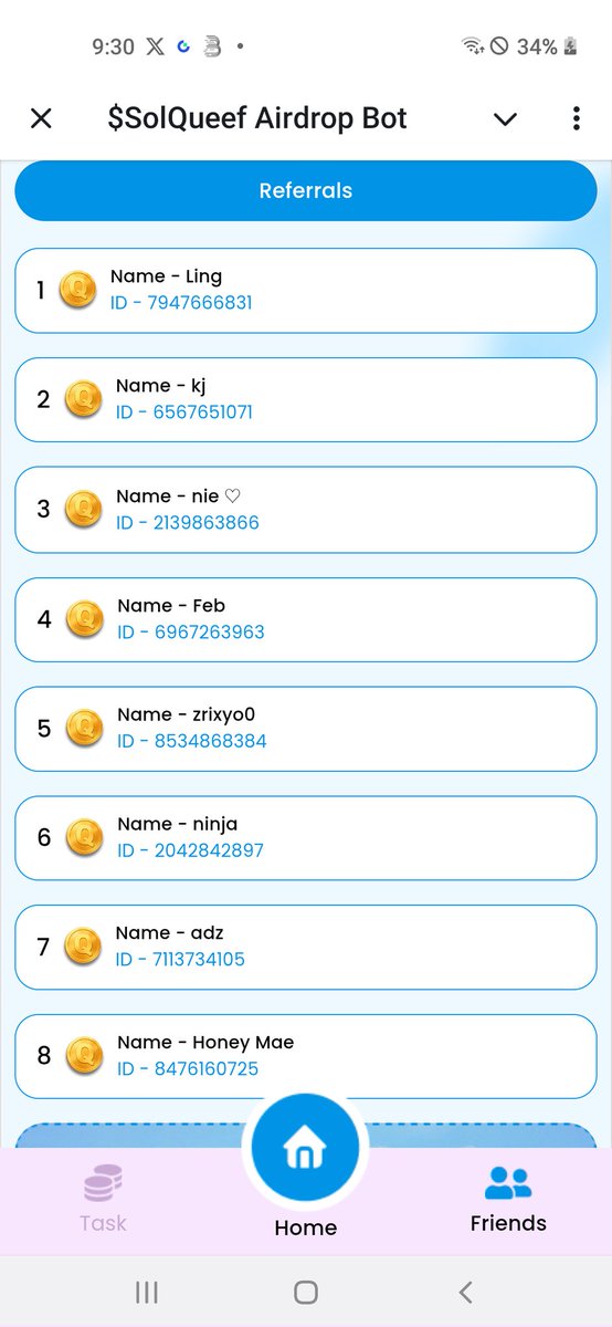 <a href="/SolQueef/">Empress Of The Puff</a> 👑 THE EMPRESS HAS SPOKEN! 👑
The Realm calls, and I’m stepping right up to claim my chance! This is my moment, Puffs!🚀
 
✅ Already completed the Day 1 task!
✅ I’ve invited so many friends with my Bot ID
Soon I’ll be way past the requirement and gunning for that top spot!