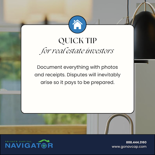 NavCapital's tweet photo. 📸 Your phone is your best tax tool. Document every repair, improvement, and expense. The IRS and your accountant will love you.

#RealEstateInvesting #InvestorTip #FixandFlip #DSCR #PrivateLender #InvestmentProperty https://t.co/CEomE4s7te
