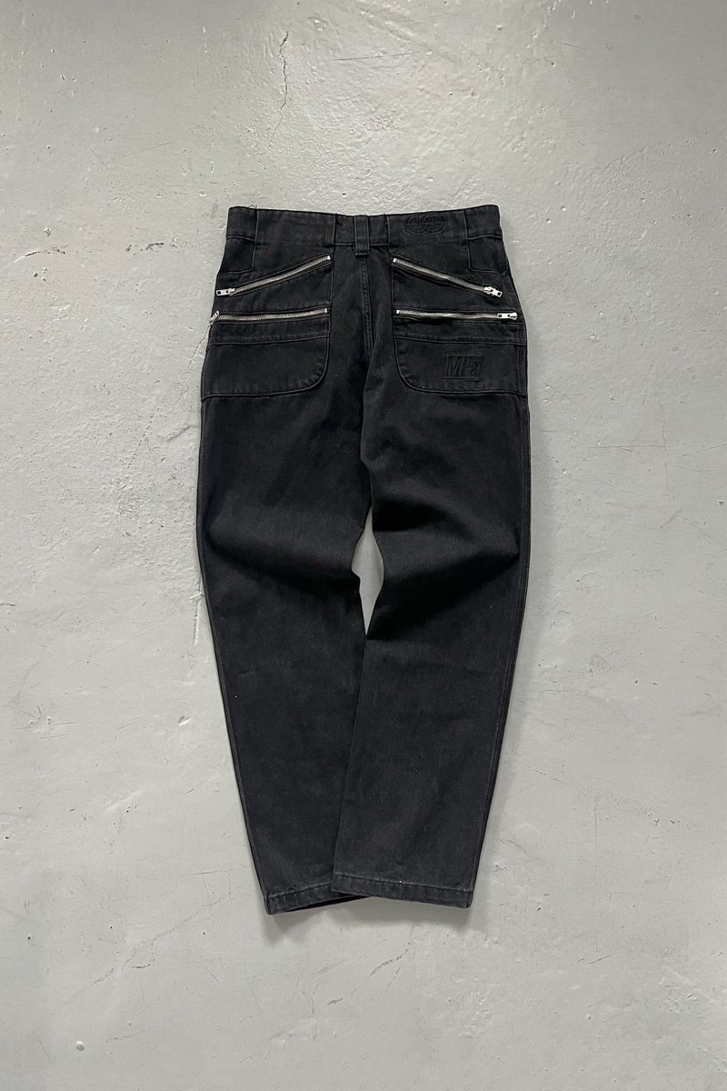 Plastic Product - MPa SPLIT POCKET DENIM PANTS ( BLACK ) 韓国の 