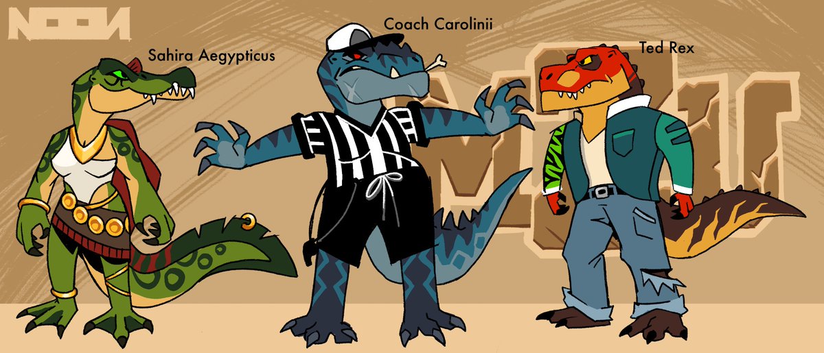 noonyeyz's tweet image. More Dinosaur Anthros

#characterdesign #dinosaurs