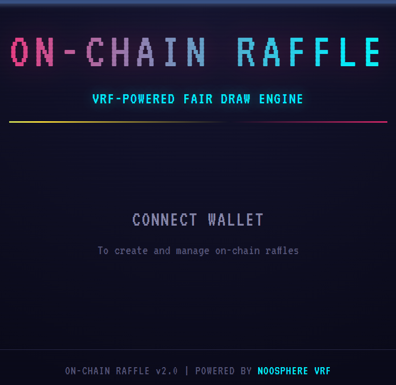 🎲Dice Game 
On-chain dice game powered by Noosphere VRF (verifiable random function) &amp; Merkle proof verification.

🎟️Onchain Raffle 
Load participants from Google Sheets CSV &amp; draw lucky winners using Noosphere VRF.
-used in the recent #HPP AI Game Jam raffle draw

3/4 🧵