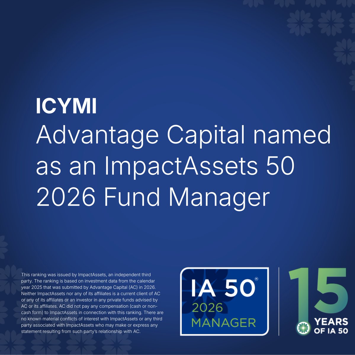 Advantage Capital tweet media