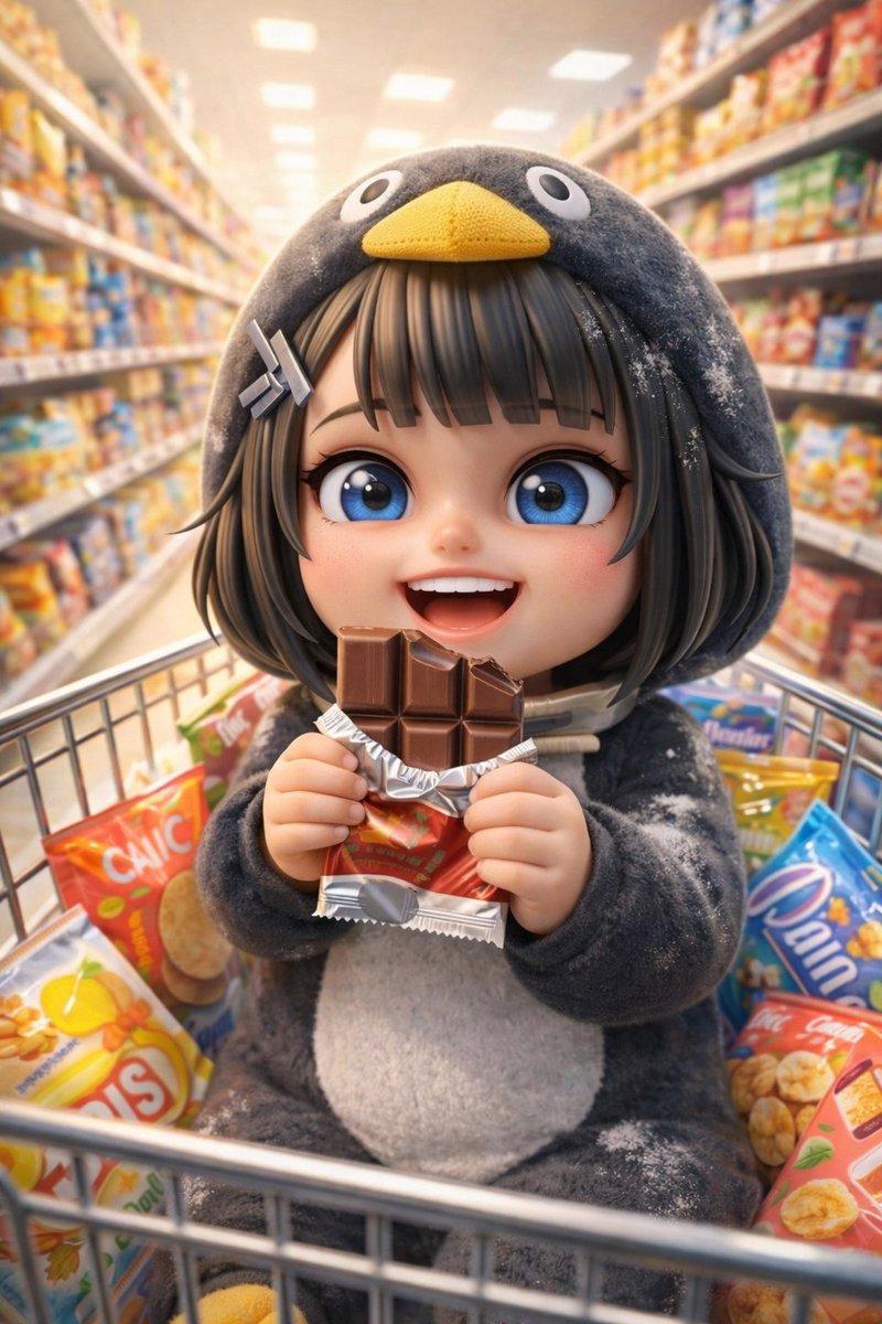 Gugu Gaag turned the kitchen into chaos

Generated with ChatGPT 1.5

Prompt :
{
  "master_prompt": {
    "character_core": {
      "type": "chibi-style human girl (childlike proportions)",
      "face": "round face, soft cheeks, small nose, tiny lips",
      "eyes": "large glossy