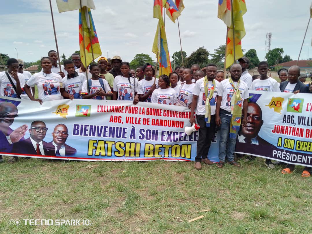 #ABG  #AB MOBILISÉ POUR L'ACCUEIL DE S.E. FÉLIX ANTOINE TSHISEKEDI TSHILOMBO, PRÉSIDENT DE LA RÉPUBLIQUE, CHEF DE L'ETAT, A LA 13ÈME CONFÉRENCE DES GOUVERNEURS À BANDUNDU VILLE CE MARDI 24/03/2026.