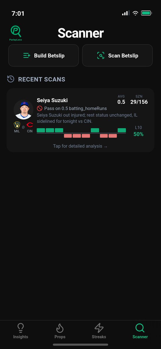 ParlayLens tweet media