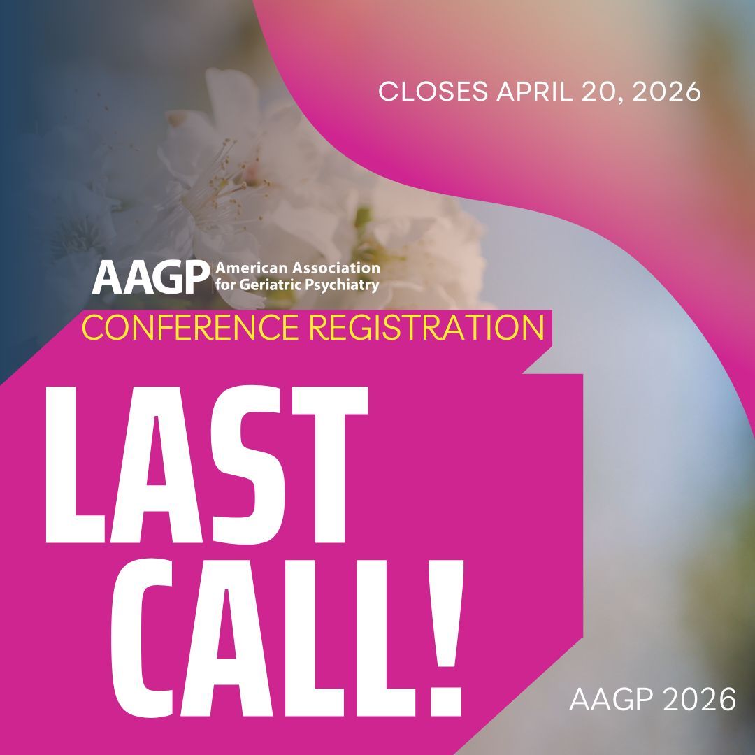 American Association for Geriatric Psychiatry tweet media