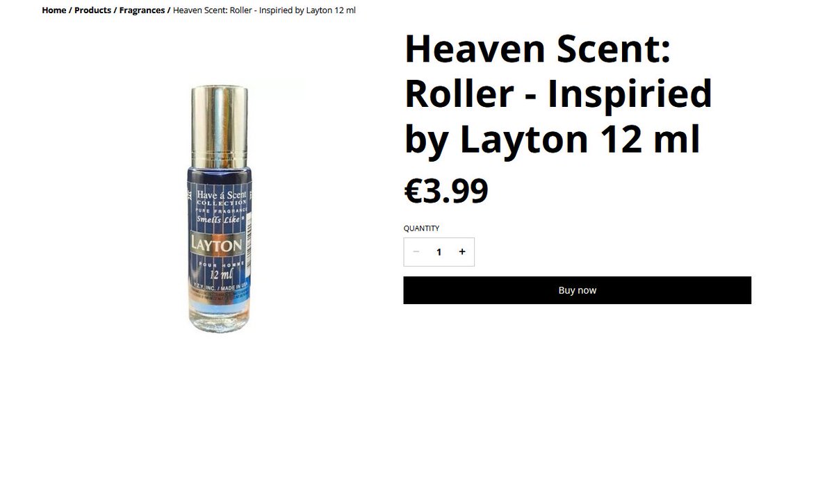 gewe_d2d's tweet image. Sale ON |  GeWe Hair&amp;amp;Cosmetics - Athlone Product : Heaven Scent: Roller - Inspiried by Layton 12 ml | Price : EUR 3.99 exclusive of shipping costs Location : g.co/kgs/LYHPjy7 Shop at : gewe.ie/product/heaven… #GeWe #Athlone #HeavenScent #Amazon