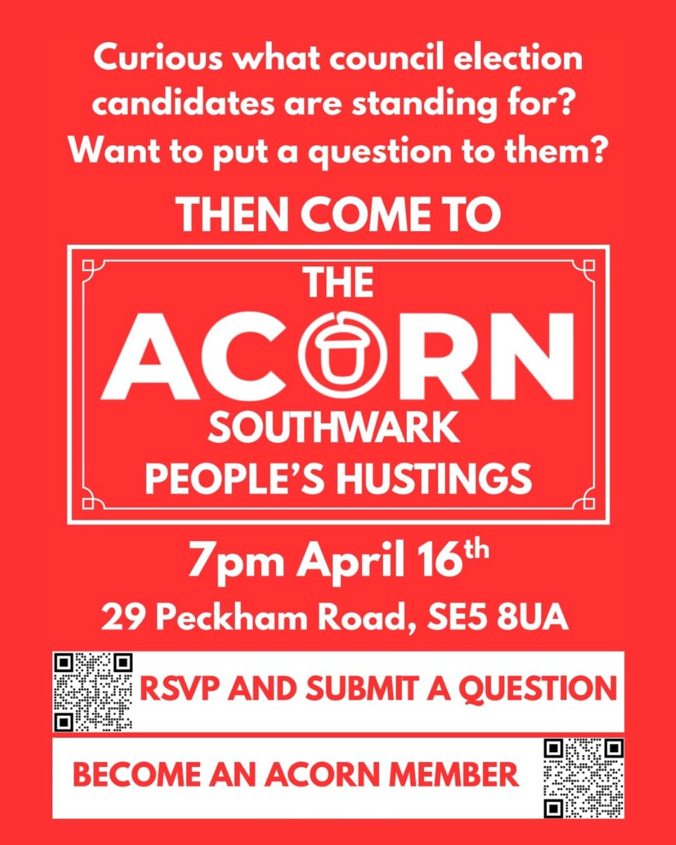 ACORN Southwark tweet media